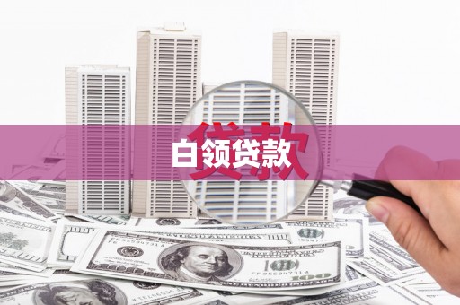阜城白领贷款