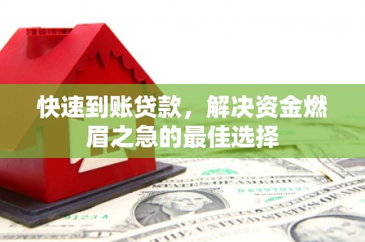 阜城快速到账贷款，解决资金燃眉之急的最佳选择