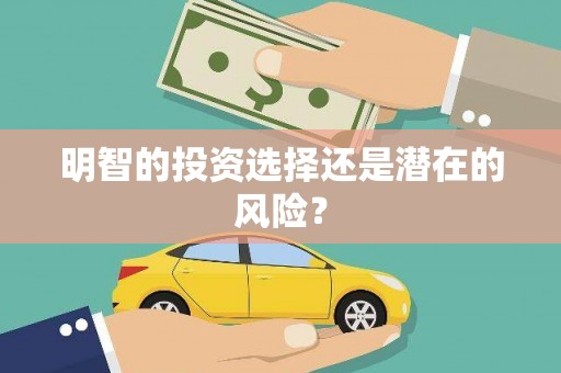 阜城明智的投资选择还是潜在的风险？