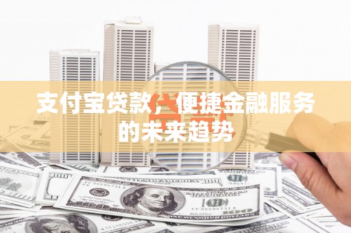 阜城支付宝贷款，便捷金融服务的未来趋势