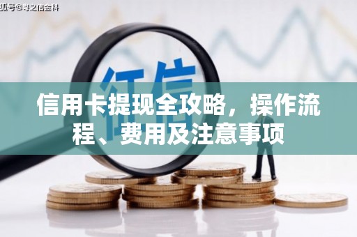 阜城信用卡提现全攻略，操作流程、费用及注意事项