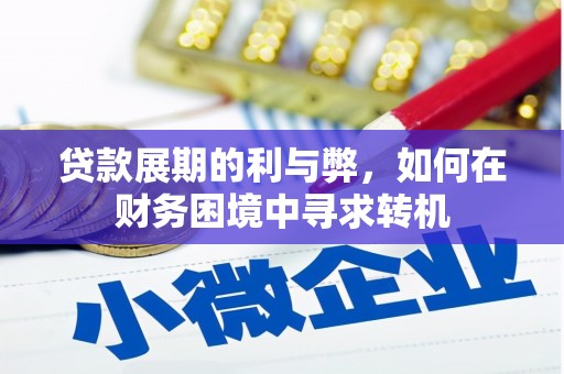 阜城贷款展期的利与弊，如何在财务困境中寻求转机