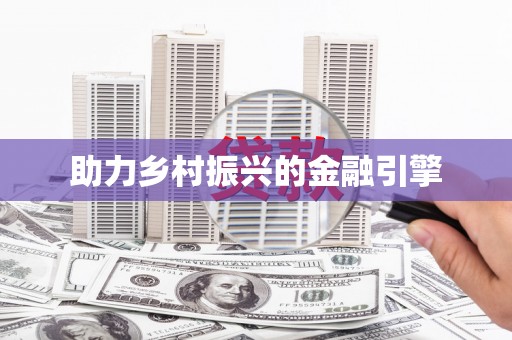 阜城助力乡村振兴的金融引擎
