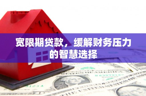 阜城宽限期贷款，缓解财务压力的智慧选择