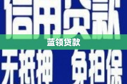 阜城蓝领贷款