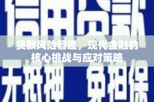 阜城贷款风险管理，现代金融的核心挑战与应对策略