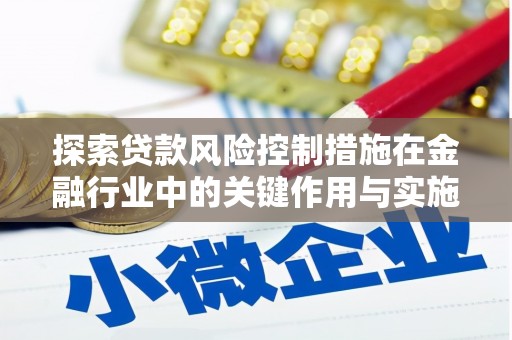 阜城探索贷款风险控制措施在金融行业中的关键作用与实施策略