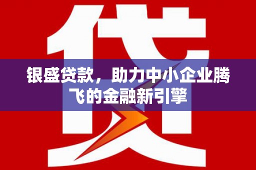 阜城银盛贷款，助力中小企业腾飞的金融新引擎
