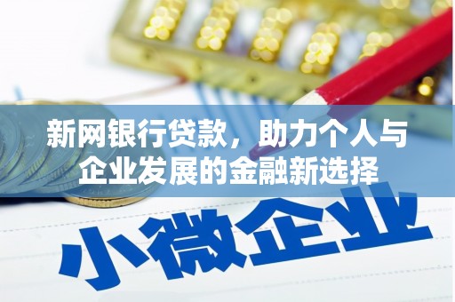 阜城新网银行贷款，助力个人与企业发展的金融新选择