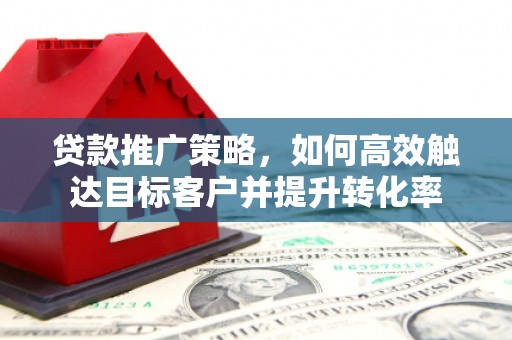 阜城贷款推广策略，如何高效触达目标客户并提升转化率