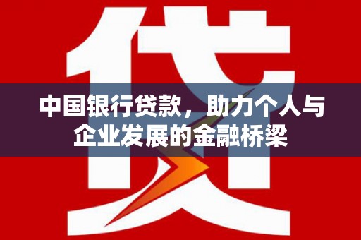 阜城中国银行贷款，助力个人与企业发展的金融桥梁