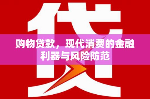 阜城购物贷款，现代消费的金融利器与风险防范