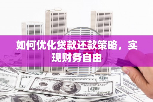 阜城如何优化贷款还款策略，实现财务自由