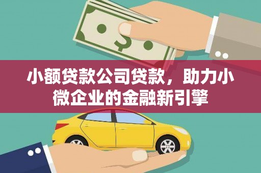 阜城小额贷款公司贷款，助力小微企业的金融新引擎