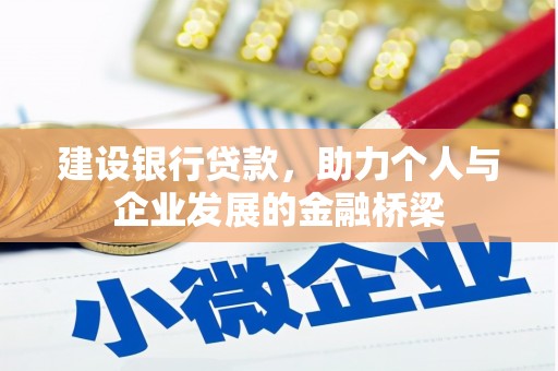 阜城建设银行贷款，助力个人与企业发展的金融桥梁