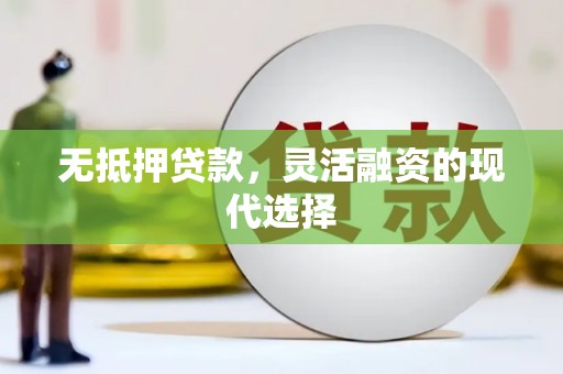 阜城无抵押贷款，灵活融资的现代选择