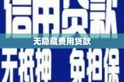 阜城无隐藏费用贷款