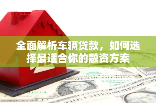 阜城全面解析车辆贷款，如何选择最适合你的融资方案