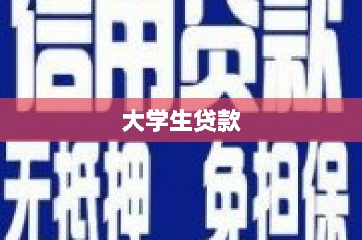 阜城大学生贷款
