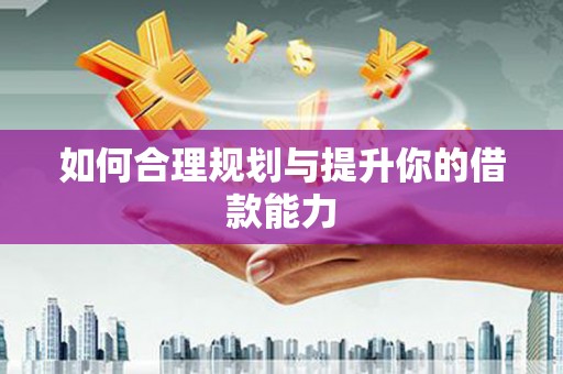 阜城如何合理规划与提升你的借款能力