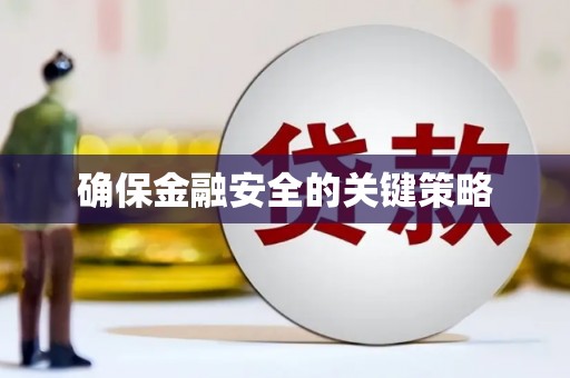 阜城确保金融安全的关键策略